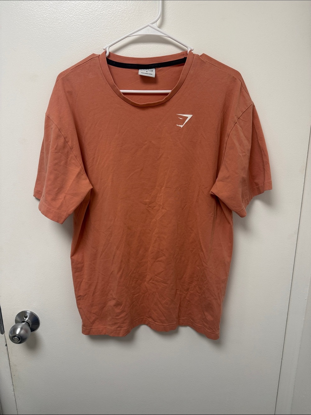 Gymshark Short-Sleeve Tee in Peach